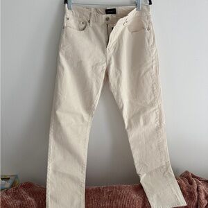 Lucky Brand Cream Straight Jeans Classic Style
